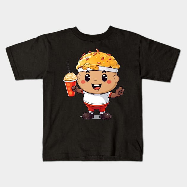 kawaii  junk food T-Shirt cute  funny Kids T-Shirt by nonagobich